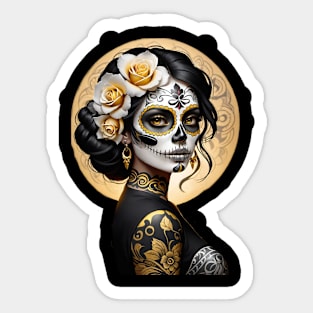 Catrina de Oro- Golden Catrina Sticker